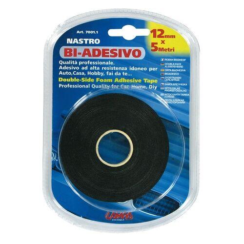 Nastro Duploljepljiva obostrana traka, 12mm x 5m, Crna