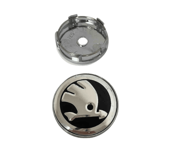 Čep za aluminijumsku felgu Škoda 60/57mm, Crni