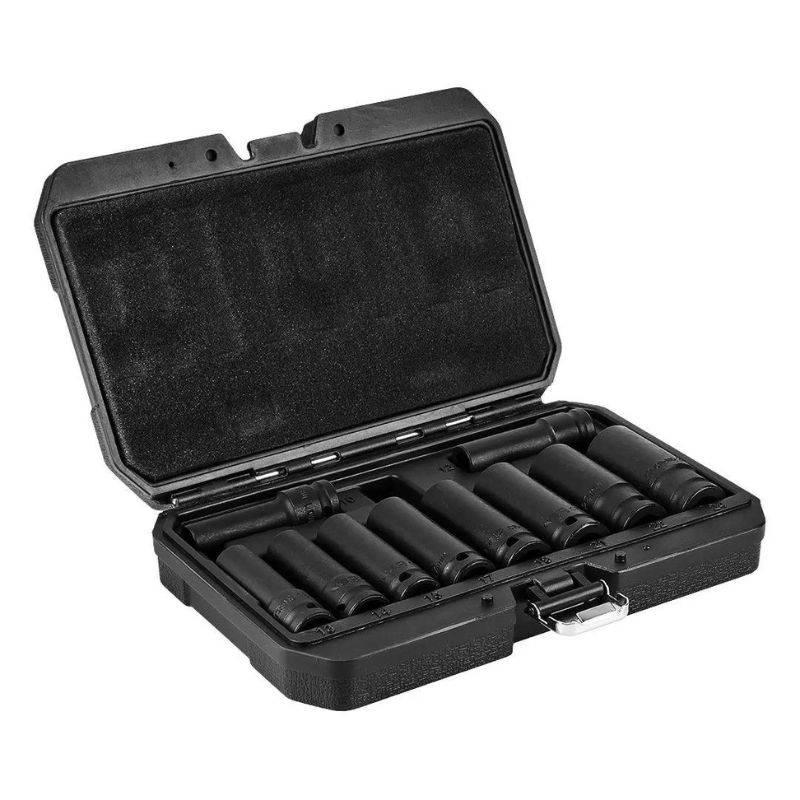 Neo Set udarnih nasadnih ključeva 1/2", 10 kom, 12-107