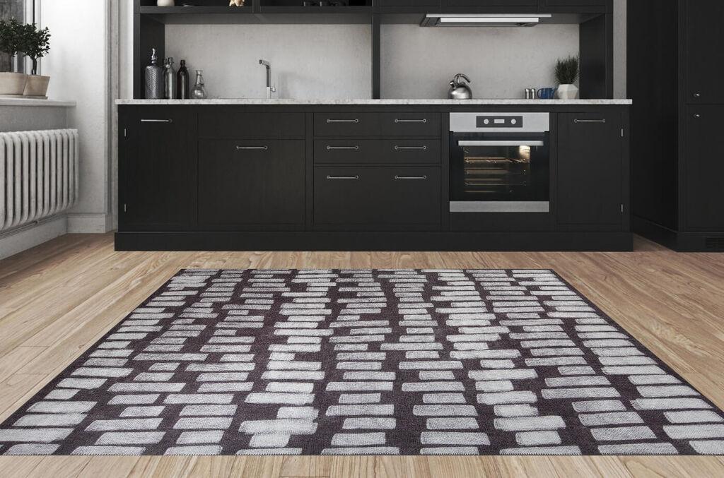 Conceptum Hypnose tepih Ada Gonul -AL 371, 140x190 cm, antracit-bijeli