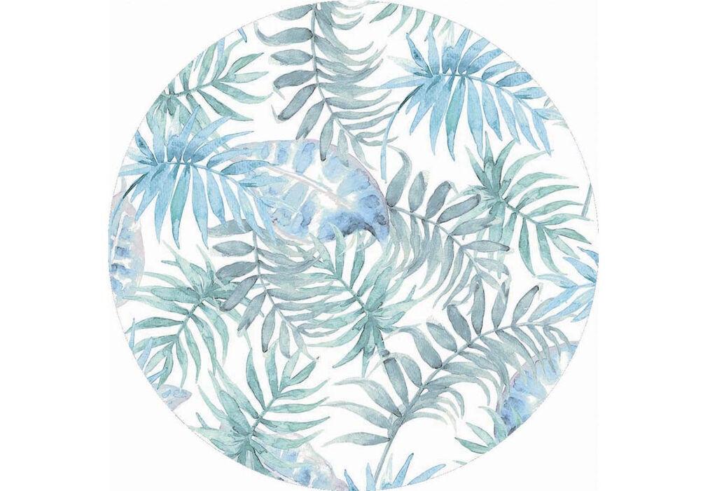 Conceptum Hypnose tepih Funk - AL 149, V150 cm, tirkizno-bijeli