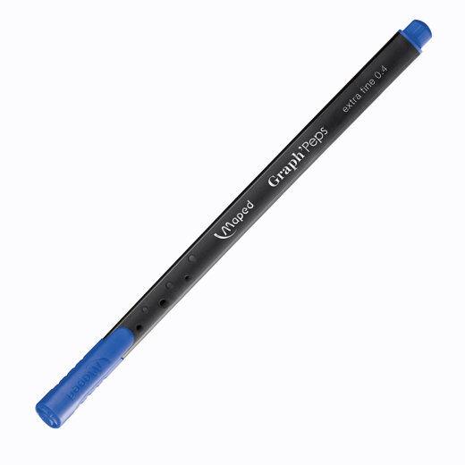 Fineliner 0.4 mm plavi box MAPED