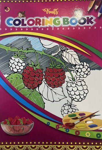 Bojanka djecija A4 8 lista FRUITS