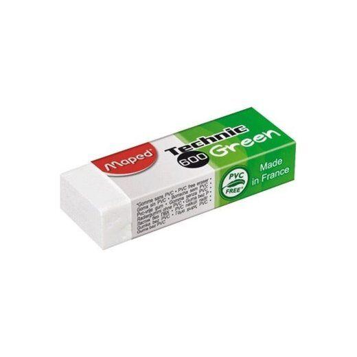 Maped Gumica Technic Green, Bijela