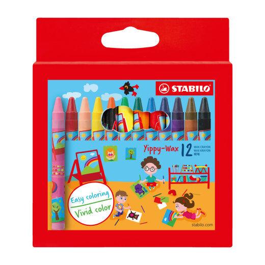 Bojice voštane 12/1 YIPPY-WAX STABILO