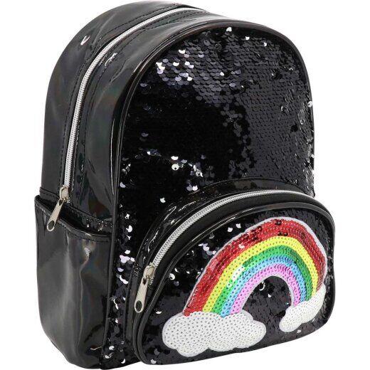 Street Ruksak za vrtić Rainbow Fashion, Crni