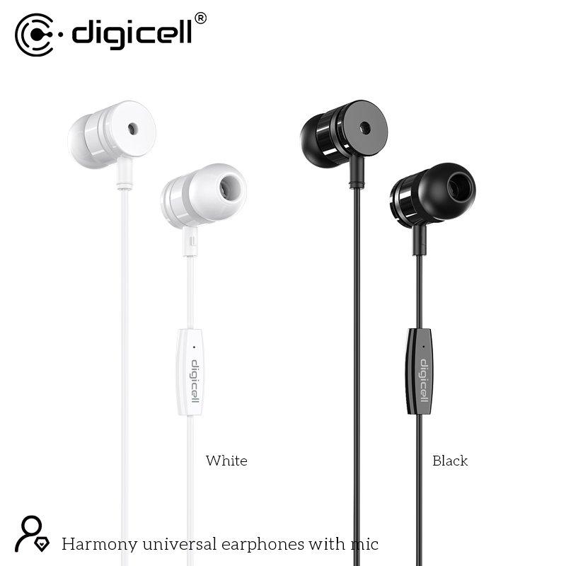 Digicell Univerzalne slušalice sa mikrofonom Harmony, Crne