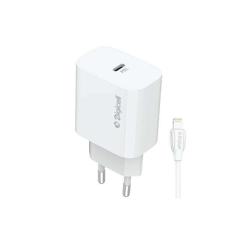 Digicell Punjač Fantom set Type-C PD 20W, Bijeli