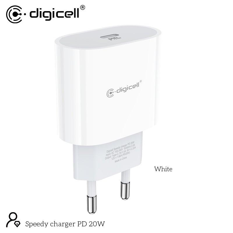 Digicell Brzi punjač PD 20W, Bijeli