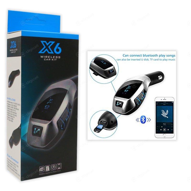 Bluetooth transmiter X6, Crni