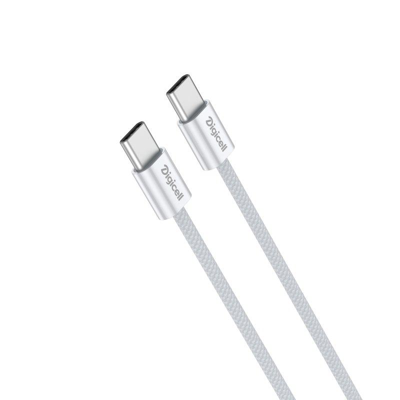 Digicell Kabl za punjač Braided USB-C, Bijeli