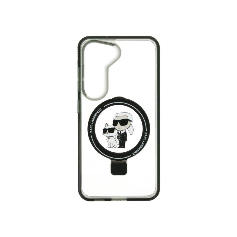 Karl Lagerfeld Maska Ringstand MagSafe za iPhone 15 Pro Max, Providna