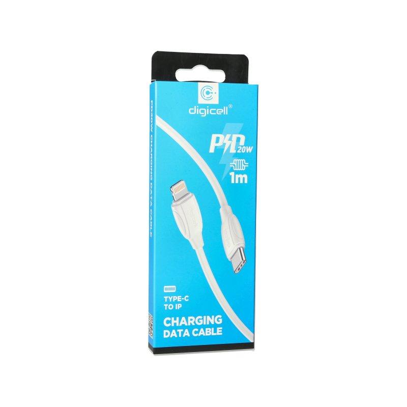 Digicell Victory PD kabl na Lightning 20W 1m, Bijeli