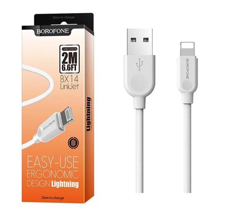 Borofone Kabl USB Lightning 2m BX14, Bijeli