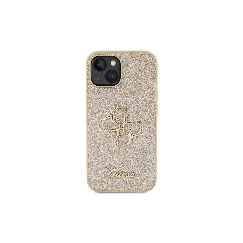 Guess Maska sa šljokicama za Samsung S24 Ultra, Zlatna