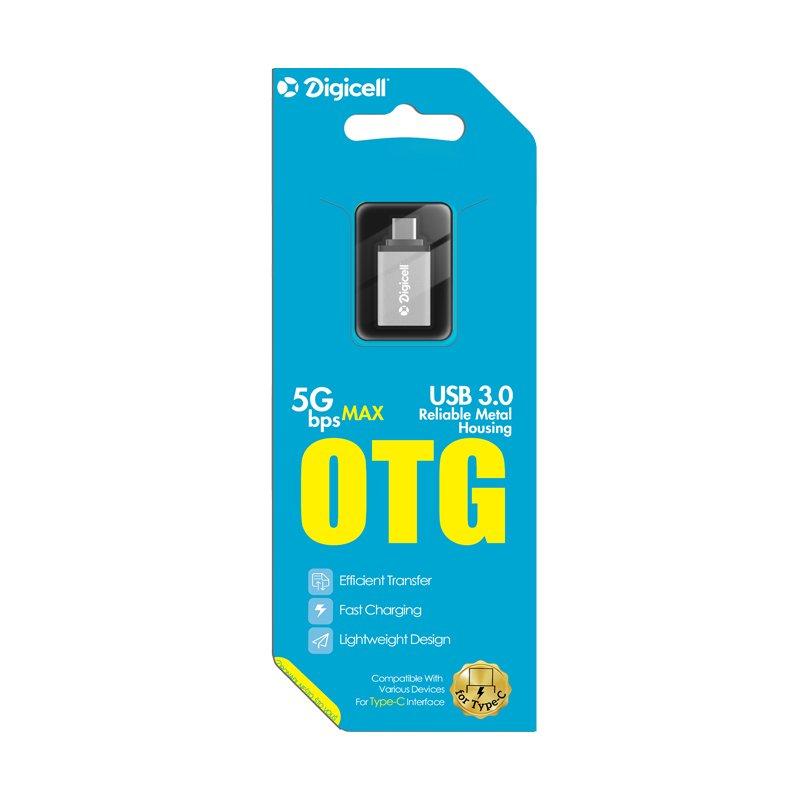 Digicell Adapter Type-c OTG, Sivi