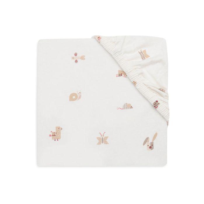 Jollein Navlaka za madrac Animal Friends, Bijela