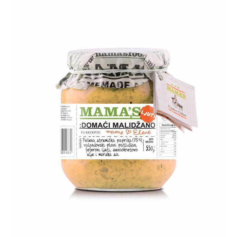 Mamas Ajvar malidžano, Ljuti, 550g