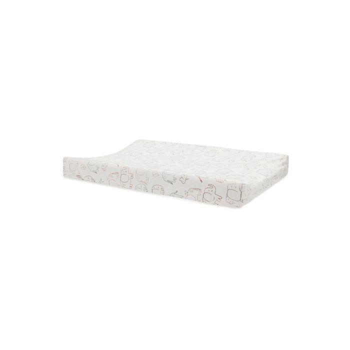 Jollein Navlaka za podlogu za presvlačenje Elephant Tales, 50x70 cm, Bijeli