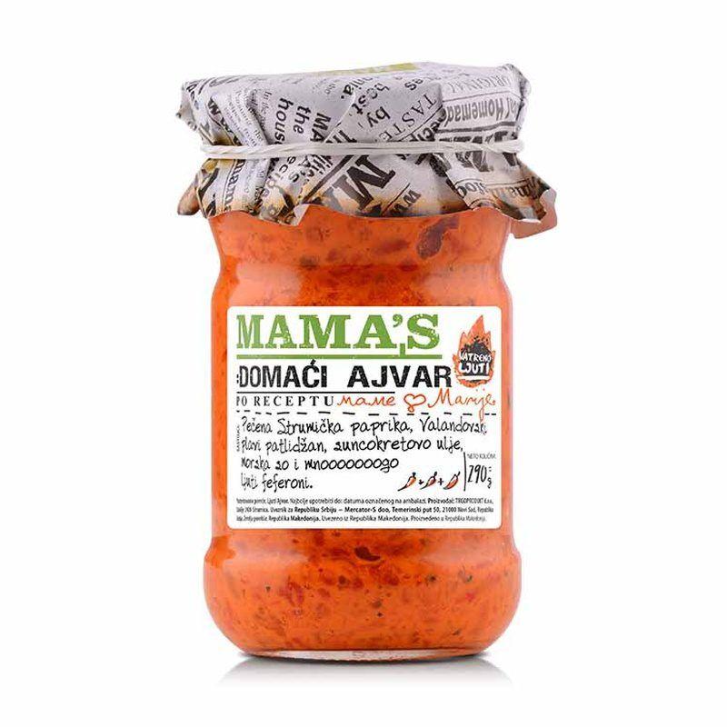Mamas Domaći ajvar, Extra ljuti, 290g