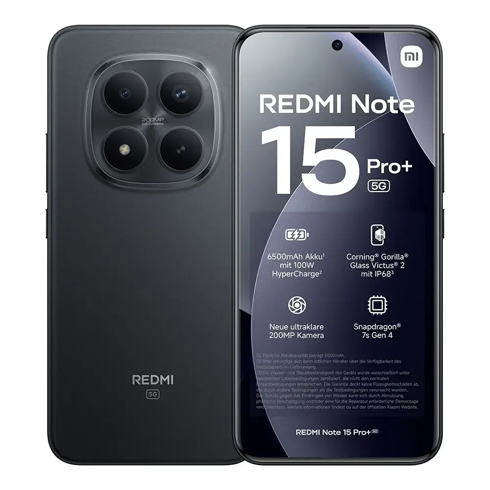 Xiaomi Redmi Note 15 PRO+ 5G 12+512, Black