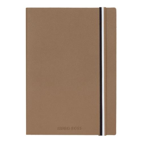 HUGO BOSS Bilježnica, s gumicom, A5, 80g, 80 listova, s linijama, Iconic, HNH321AL