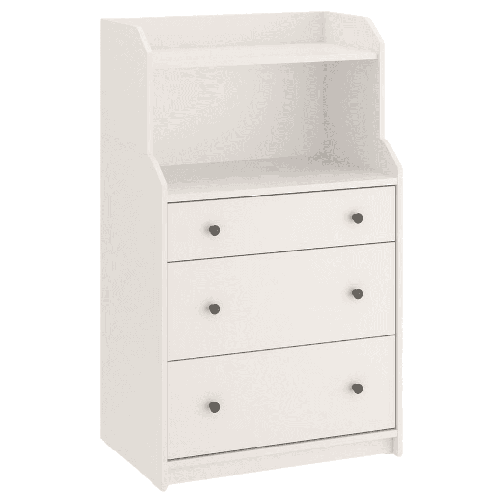 Giga Ormarić komoda Glamix, 116 x 70 cm, Bijeli