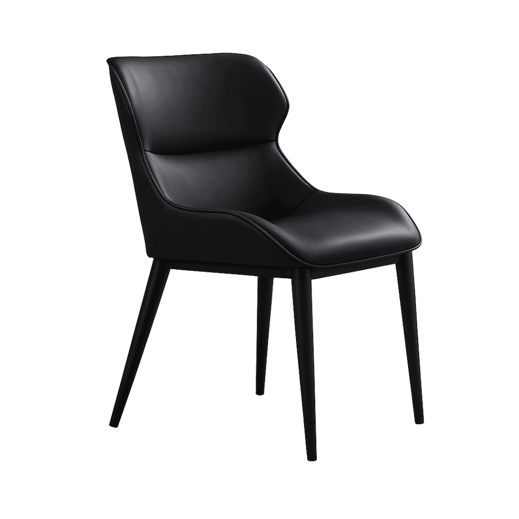 Giga Trpezarijska stolica Arvia X009, Crna