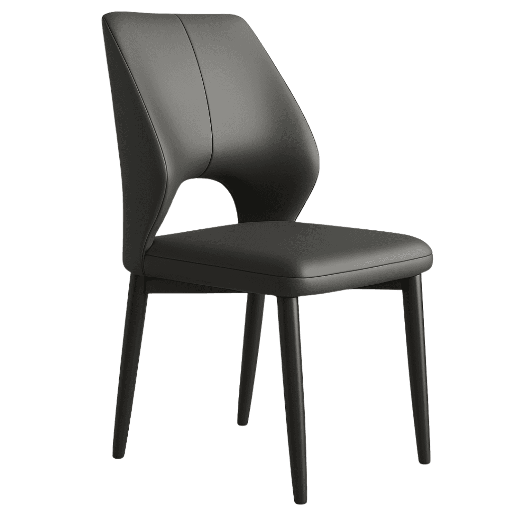 Giga Trpezarijska stolica Eryon Y05, Crna