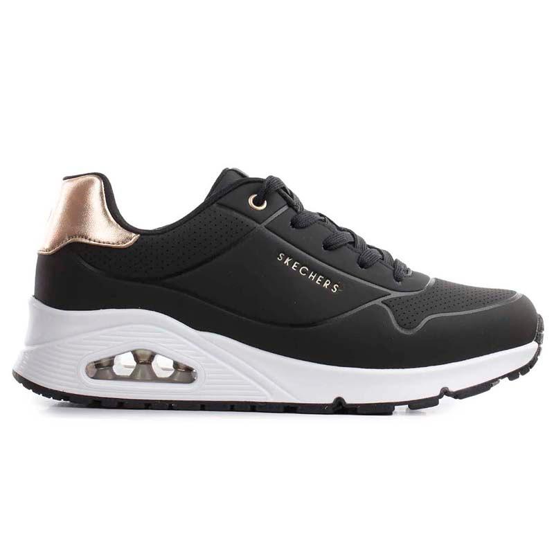 Skechers Patike za djevojčice Black synthetic trim, Crne