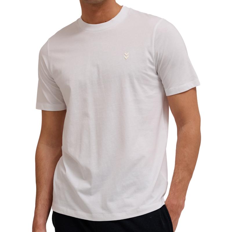 Hummel Muška majica PULSE CO REGULAR, Bela