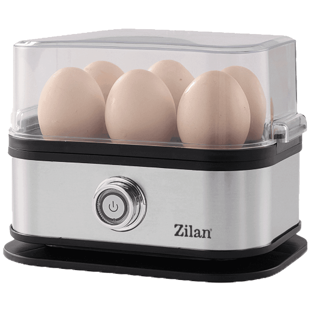 Zilan Aparat za pripremu jaja ZLN4109, Kapacitet 6 Jaja, 200 W, Sivo-Crni
