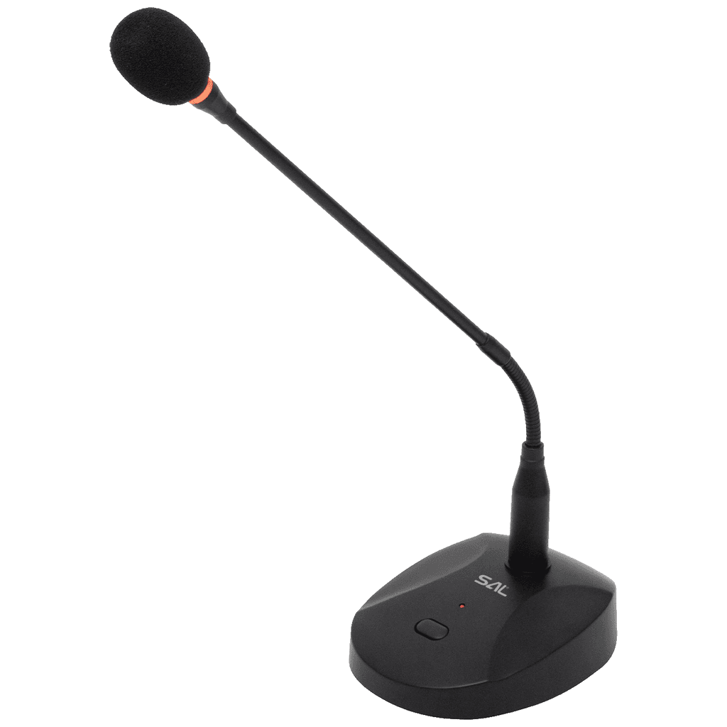 SAL Mikrofon stolni M13, Profesionalni, LED indikator, Crni