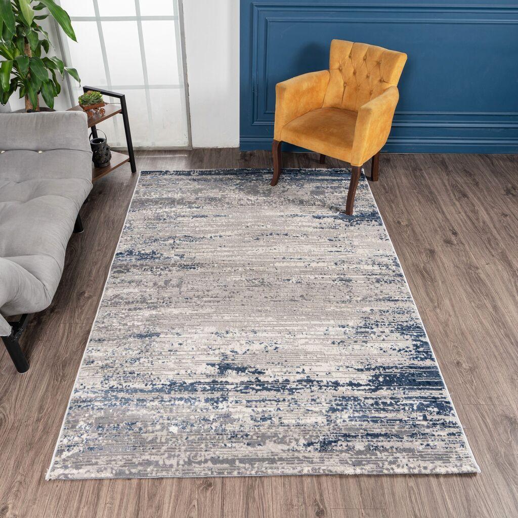 Conceptum Hypnose Carpet Motto 4585, 100x200 cm, tamno siva