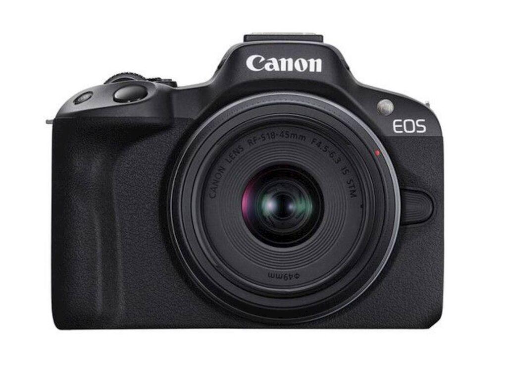 Canon Fotoaparat R50 RFS18-45 + RFS55-210 IS STM, Crni
