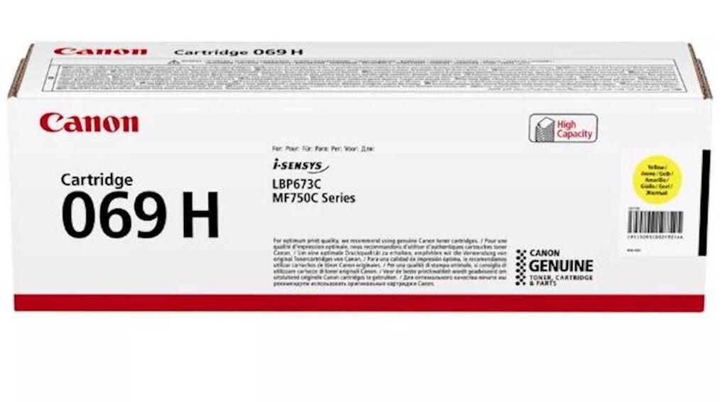 Canon Toner CRG069H za LBP673Cdw, MF756CX, 5500 strana, Žuti