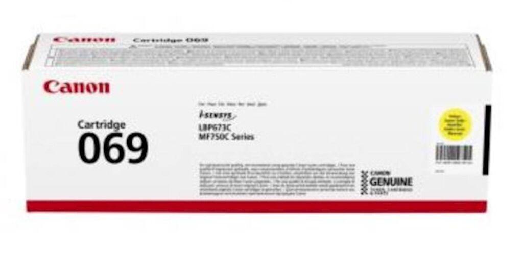 Canon Toner CRG069Y za LBP673, MF752, MF754, Za 1900 strana, Žuti