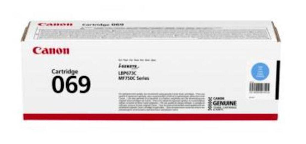 Canon Toner CRG069C, Za LBP673, MF752, MF754, Za 1900 strana, Cijan