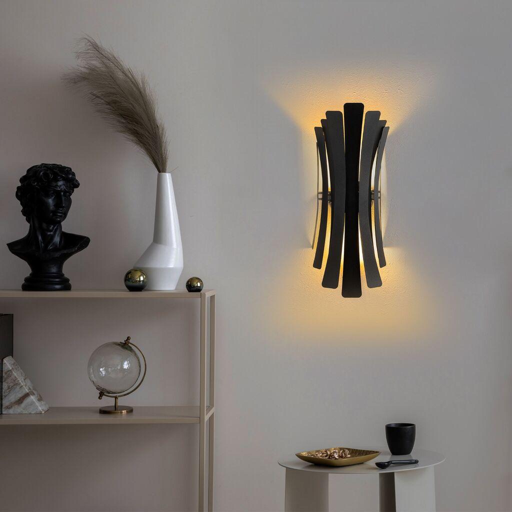 Opviq Zidna lampa Linea-15440, Crna