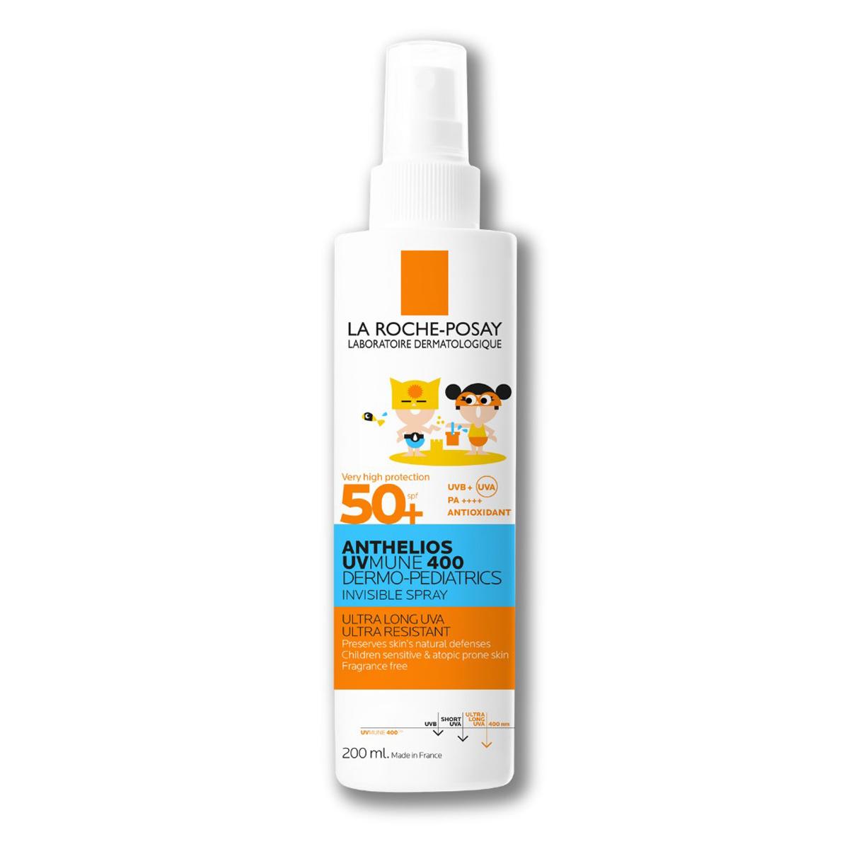 LA ROCHE-POSAY Anthelios UVMUNE400 sprej za djecu SPF 50, 200 ml