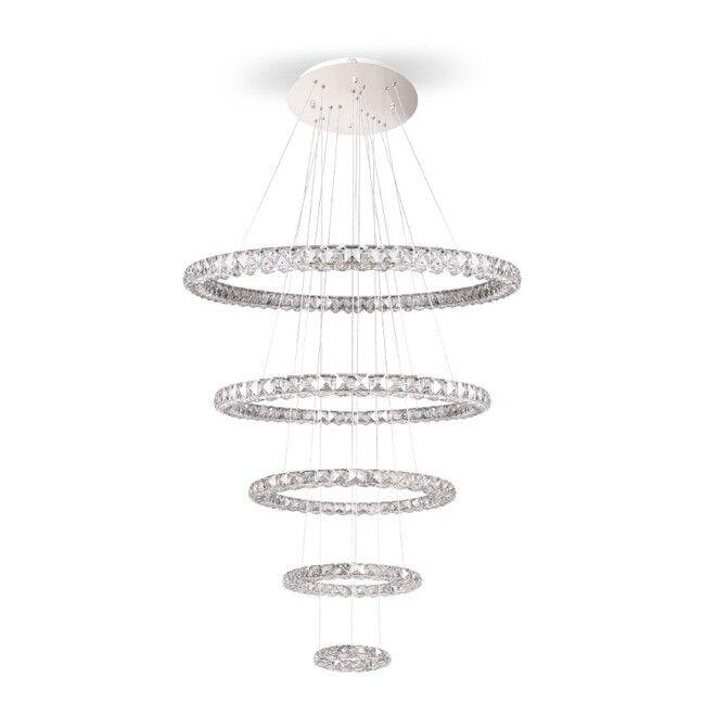MASS-light Luster LED Safir, YD6006-800R, 130 W, 4000 K, Kristalni