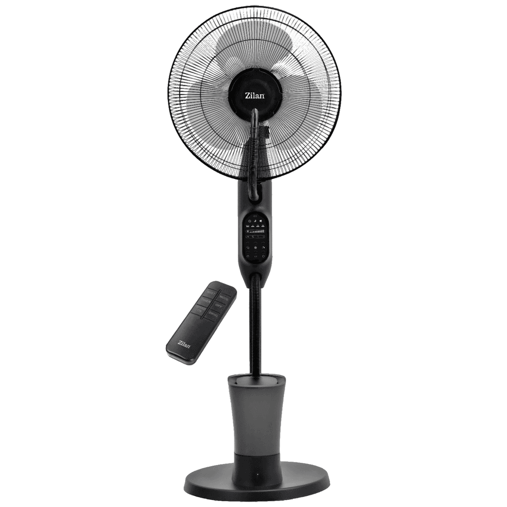 Zilan Ventilator sa raspršivačem vode i daljinskim upravljačem ZLN0977, 75 W, Crni