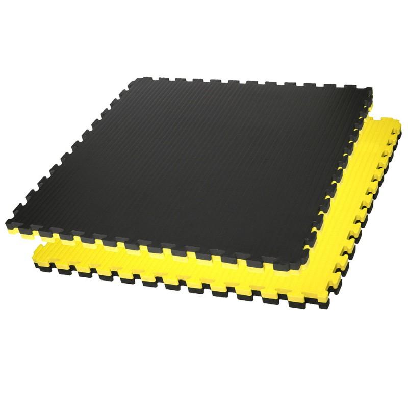 4life Prostirka tatami puzzle crno žuto 3cm debljine