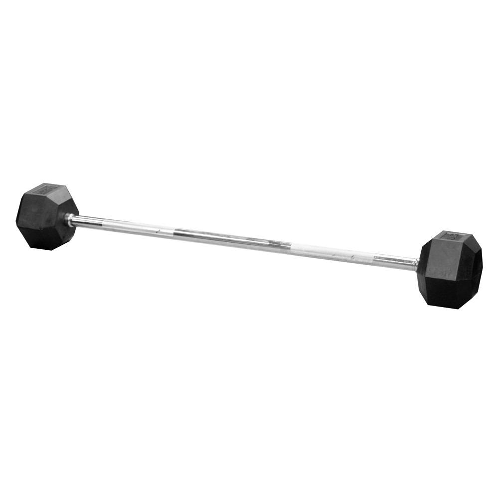 Dvoručni hexagon teg FIXED BARBELL - 35kg