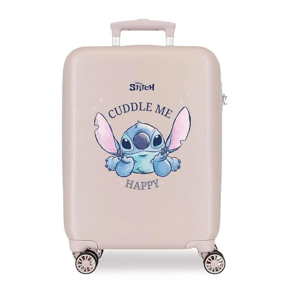 Stitch Kofer ABS Cuddle me happy 3111141, 55 cm, Bež
