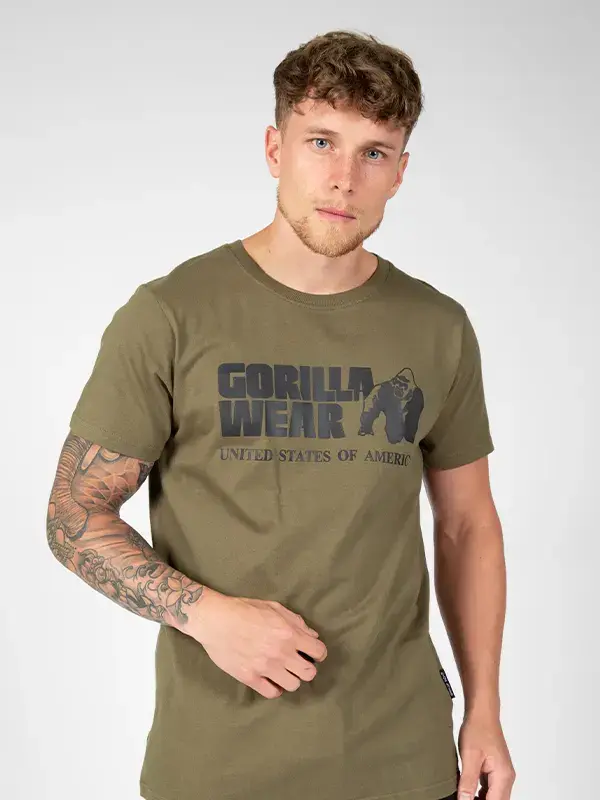 Gorilla Wear Muška majica Classic, Zelena