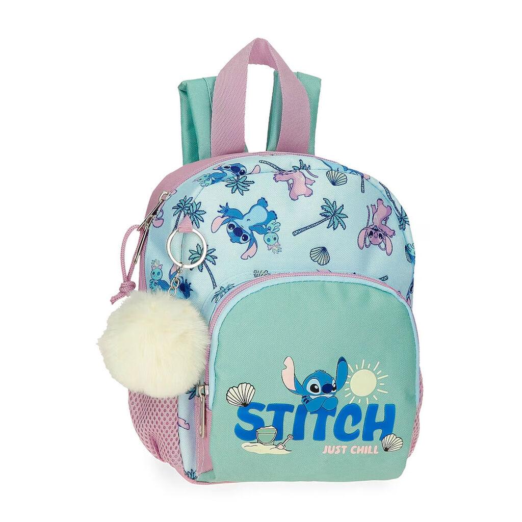 Disney Ranac za djevojčice Stitch Just Chill 3152041, 24 cm, Roze-plavi