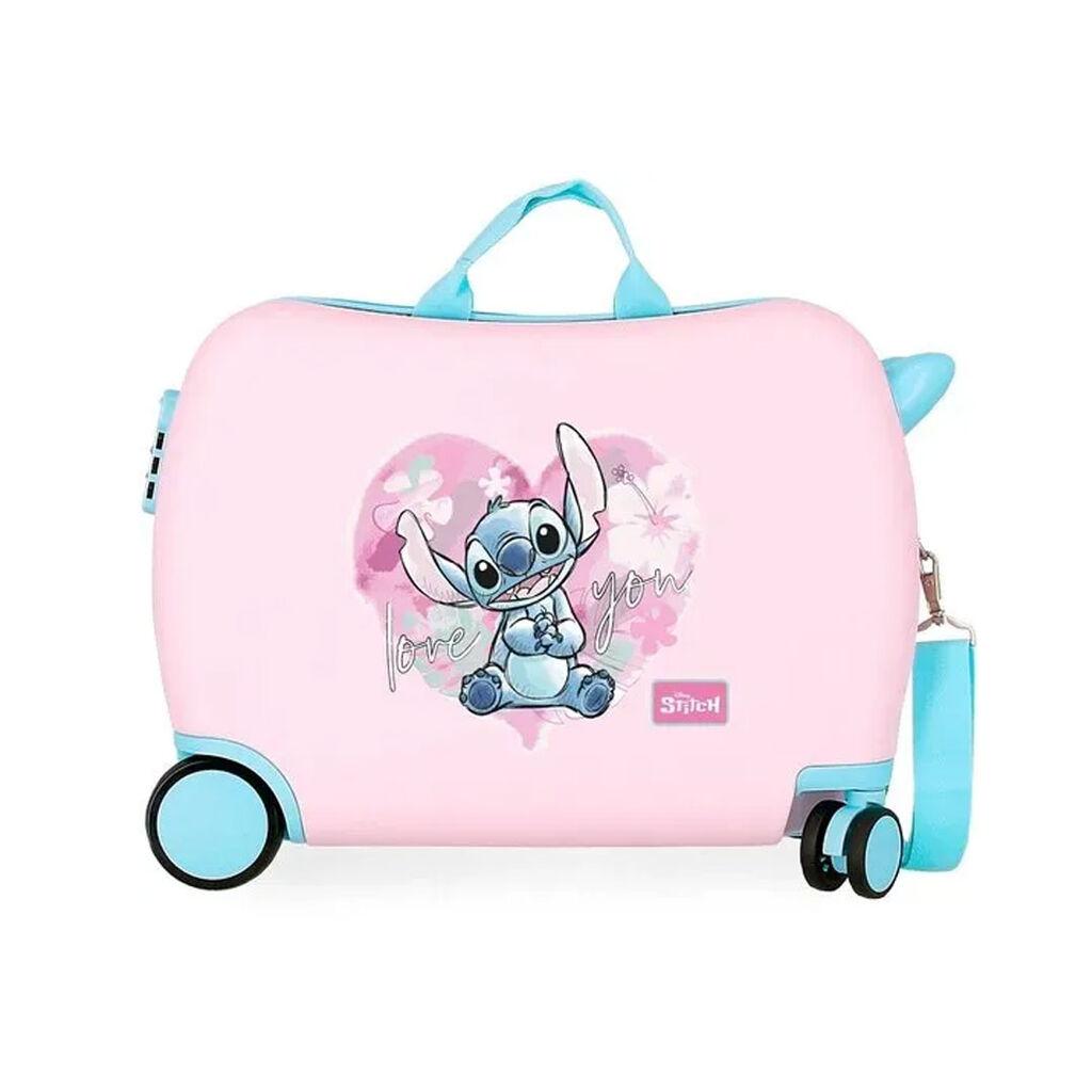 Stitch Kofer ABS Heart 4989841, 50 cm, Roze