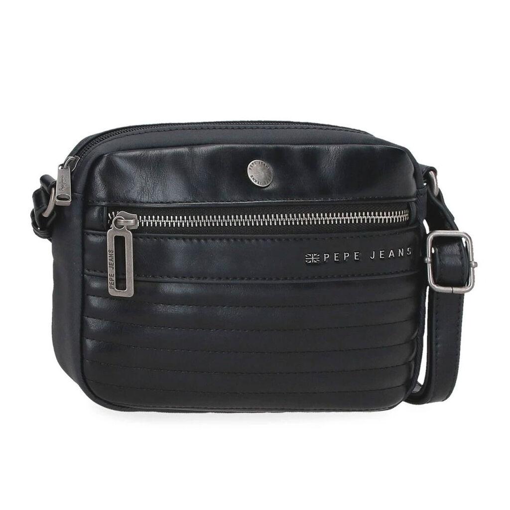 Pepe Jeans Ženska torba na rame Biker 7155541, 21 cm, Crna