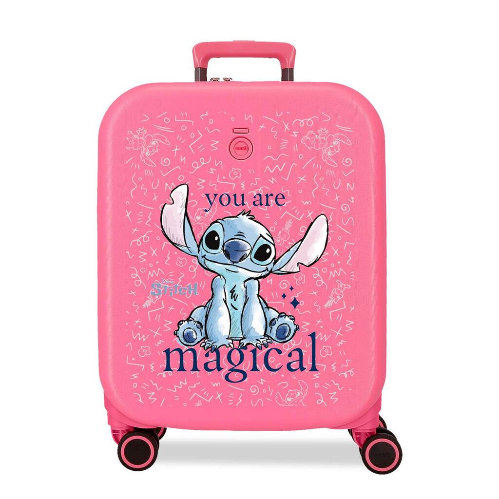 Stitch Kofer ABS You are magical 3858625, 55 cm, Roze
